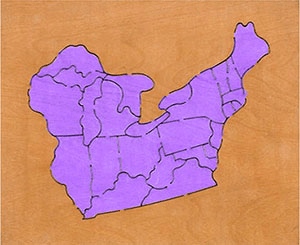 USA Puzzle 5 Northeast